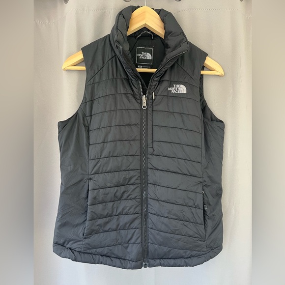 The North Face Jackets & Blazers - The North Face Black Quilted Primaloft Nylon Zippered Puffer Vest Pockets Size S